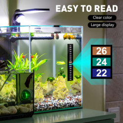 10 Pcs Autocollant Numéros Fish Tank Bande Adhésif Thermomètre Bandes Bâton Thermomètre