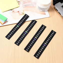 10 Pcs Autocollant Numéros Fish Tank Bande Adhésif Thermomètre Bandes Bâton Thermomètre