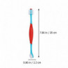 2pcs Small Head Pet Toothbrush Supple Dual-head Toothbrush Convenient Pet Toothbrush