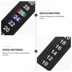 15pcs Special Indoor Temperature Thermometer Strip Liquid Crystal Discoloration Temperature Measurng Strip