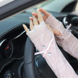 3 Pairs Ice Silk Sunscreen Sleeves UV Protection Arm Cover Useful Sunscreen Protector Cooling Sleeves for Summer [...]