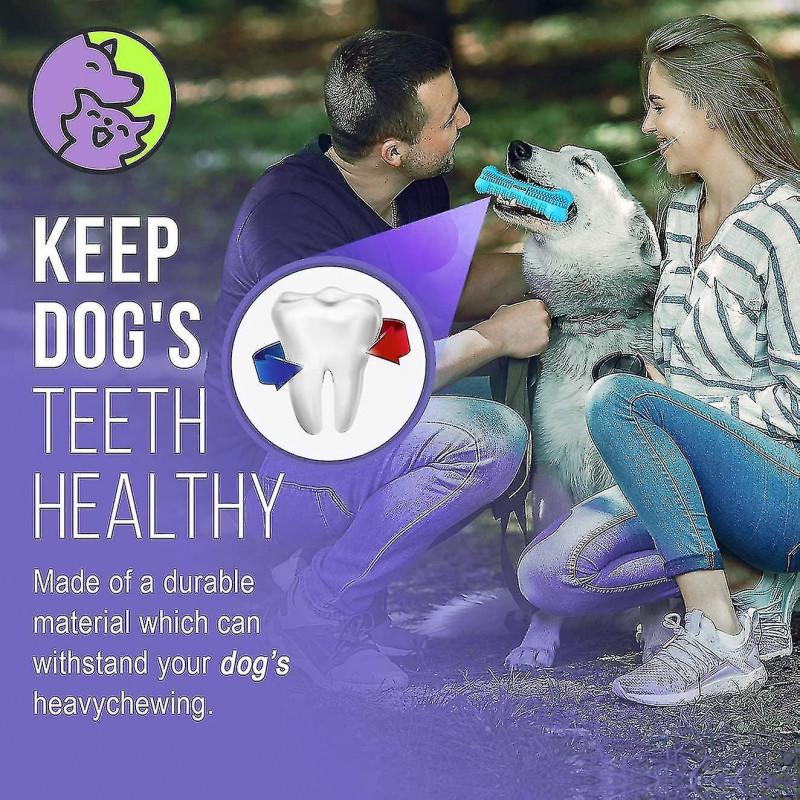 Dog Toothbrush With Toothpaste Reservoir - Dog Toothbrush Chew Toy Stick For Dog Dental Care- Safe, Bite Resistant [...]