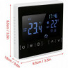 Digital Dual Temperature Control Thermostat With Lcd Display Smart Thermosta For Home