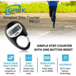 Podomètre de marche simple Compteur de pas pour hommes femmes enfants