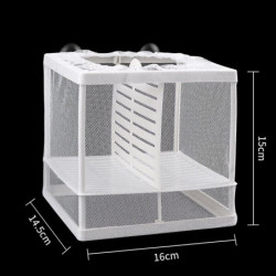 2 Pieces Spawning Box, Isolation Net For Aquariums, Aquarium Fish Incubator, Suitable For Aquariums,