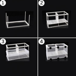 2 Pieces Spawning Box, Isolation Net For Aquariums, Aquarium Fish Incubator, Suitable For Aquariums,
