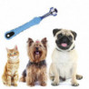 Brosse à dents pour chien à 3 côtés, brosse à dents pour animaux de compagnie Tartar Care Clean Mouth (Orange, [...]