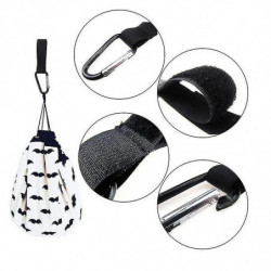Stroller Hook Velcro Is Easy To Install, Convenient To Hang Baby Products 2pcs