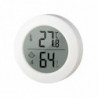 Round Temperature Humidity Meter Gauges Monitors Large LCD Display for Office