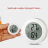 Round Temperature Humidity Meter Gauges Monitors Large LCD Display for Office