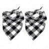2 Pcs Dog Bandana Noël Classique Plaid Pet Bandana Foulard