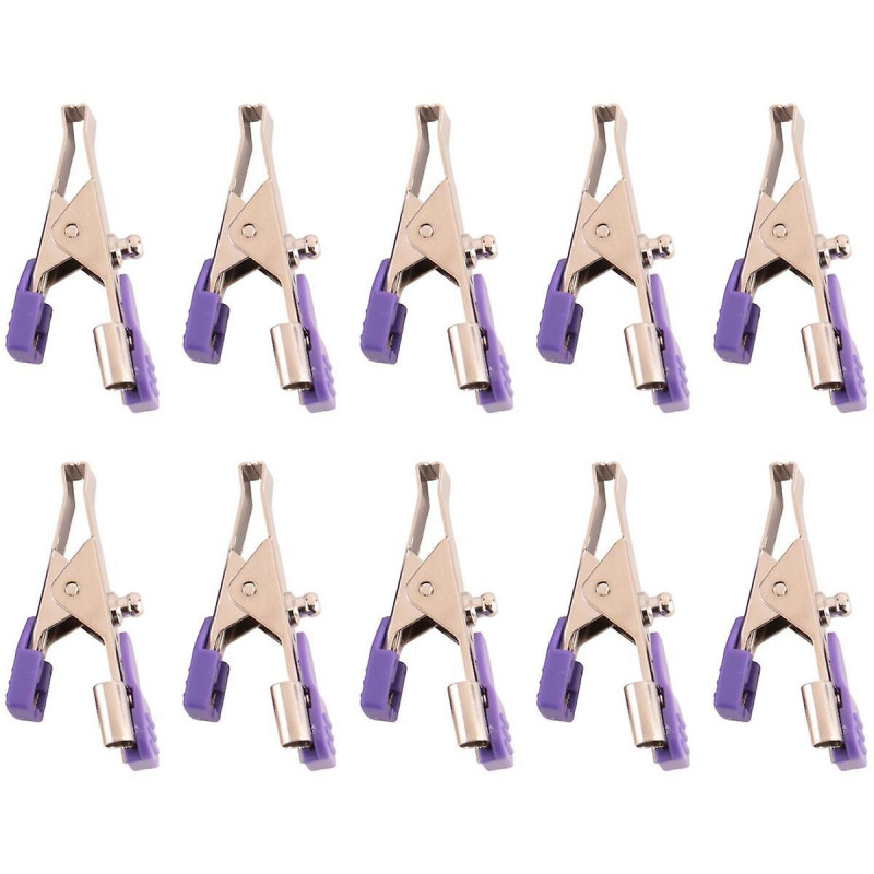 10 électrodes réutilisables ECG / ECG pour animaux, animaux domestiques, chiens, chats et vétérinaires, utilisées