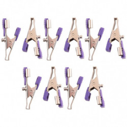 10 électrodes réutilisables ECG / ECG pour animaux, animaux domestiques, chiens, chats et vétérinaires, utilisées