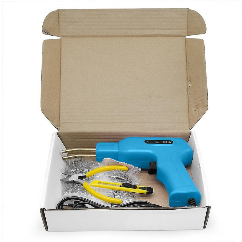 50w Plastic Welder Kit Staple Gun Diy Tool 220v For Garage Tools For Plier Orange