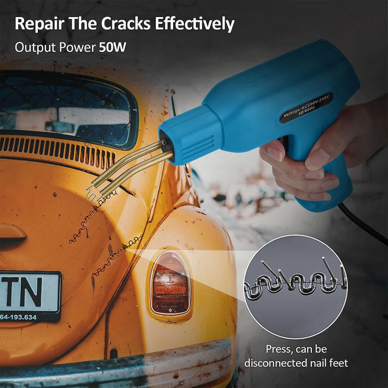 50w Plastic Welder Kit Staple Gun Diy Tool 220v For Garage Tools For Plier Orange