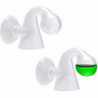 Yangfei 2 Pack Co2 Drop Checker Aquarium Testeur de Co2 Moniteur Co2 Glass Drop Checker Détecteur de Co2 Aquarium [...]