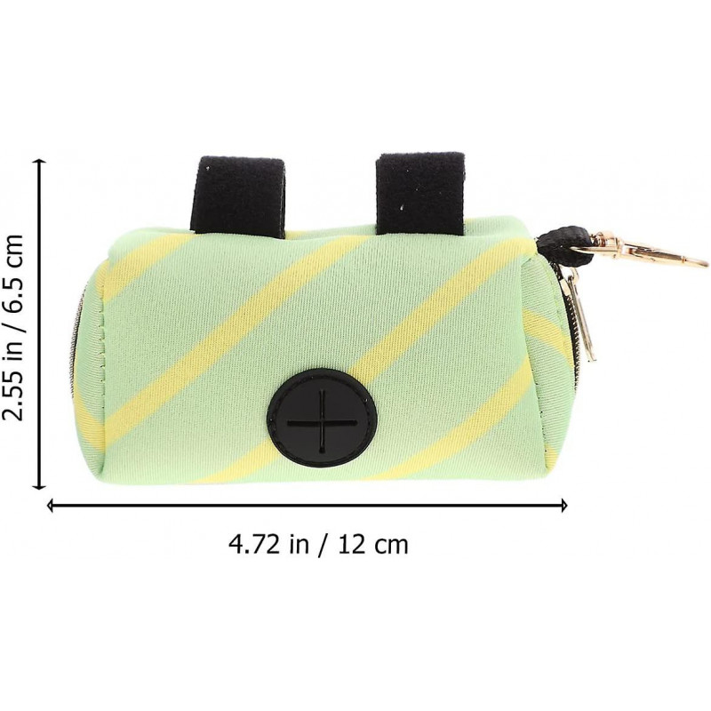 Heytea Dog Poop Bag Dispenser Polyester Dog Poop Bag Holder Roll Of Poop Bags Waste Bag Dispenser Green Green -