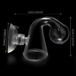 Yangfei 2 Pack Co2 Drop Checker Aquarium Testeur de Co2 Moniteur Co2 Glass Drop Checker Détecteur de Co2 Aquarium [...]