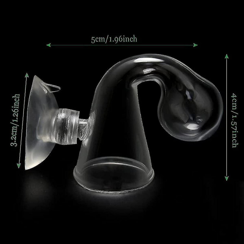 Yangfei 2 Pack Co2 Drop Checker Aquarium Testeur de Co2 Moniteur Co2 Glass Drop Checker Détecteur de Co2 Aquarium [...]