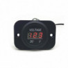 Car Led Display Digital Voltmeter Waterproof Easy Installation Compact-size
