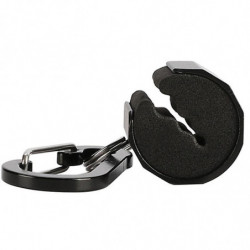 Support de canne à pêche en alliage d’aluminium Clip Ceinture de taille portable Fournitures de pêche Pêche pratique