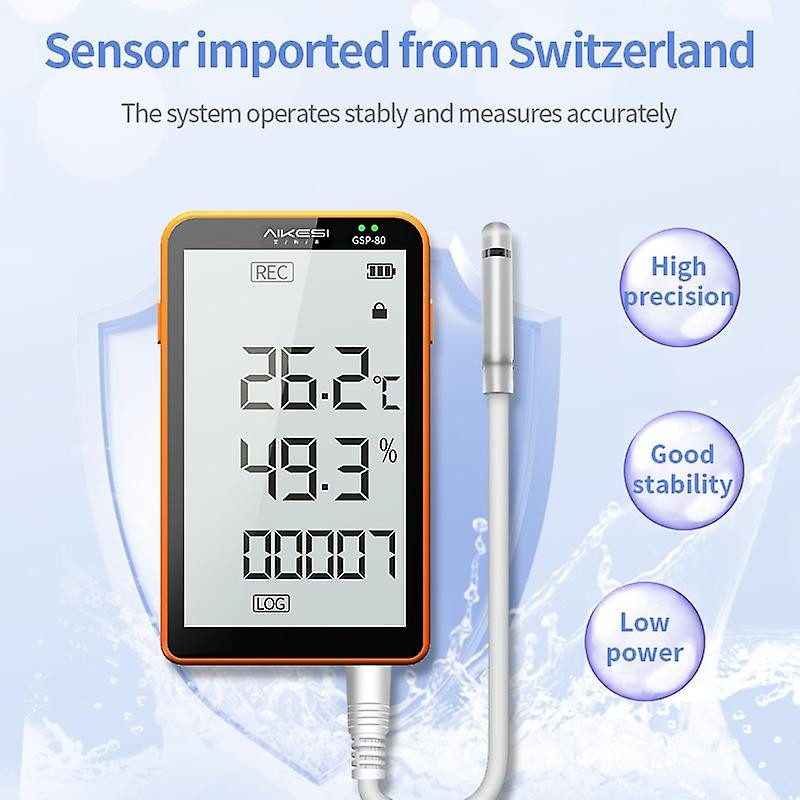 Gsp-80 Température Humidité Enregistreur de données Enregistreur de température Moniteur de température de vaccin [...]