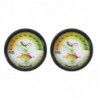 Thermometer Hygrometer Gauge Self-adhesive Pet Rearing Box Dialgauge 16-49