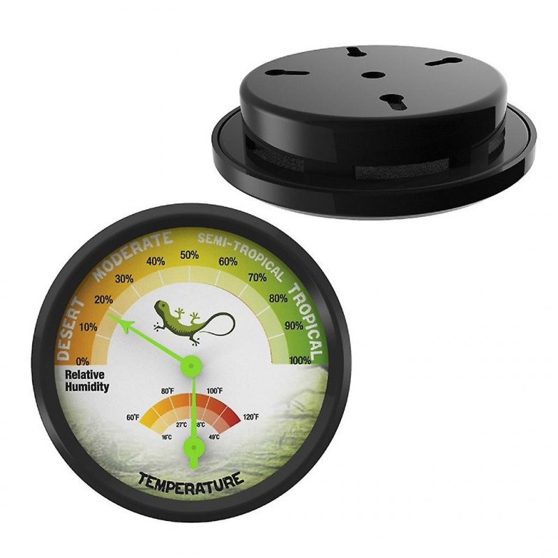 Thermometer Hygrometer Gauge Self-adhesive Pet Rearing Box Dialgauge 16-49