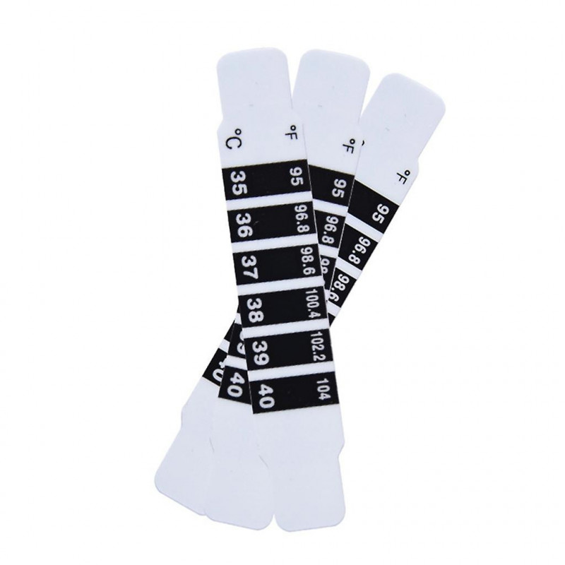 10pcs Child Forehead Temperature Sticker Thermometer Digital Display Sticker