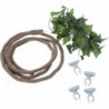 Artificial Vines For Reptiles, Terrarium Decoration Vines With 4 Suction Cups, Reptile Habitat Decoration For [...]