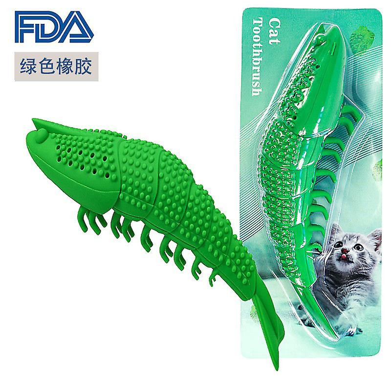 Pet teeth grinding stick, cat toothbrush, pet teeth grinding imitation shrimp, cat toy, cat supplies, pet supplies [...]