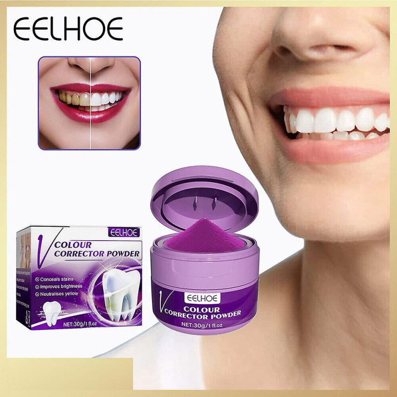 (3pcs) dents correcteur de couleur poudre émail gencives soins fournitures brosse à dents poudre