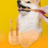 2x Silicone Pet Toothbrush Set Cats Dogs Oral Dental-health 360 Cylinder Head