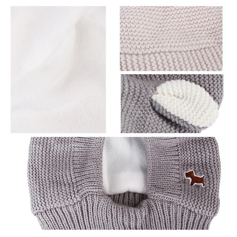 Dog Neck and Ear Warmer for Large Dogs Anxiety Relief and Calming Hoodie Hat