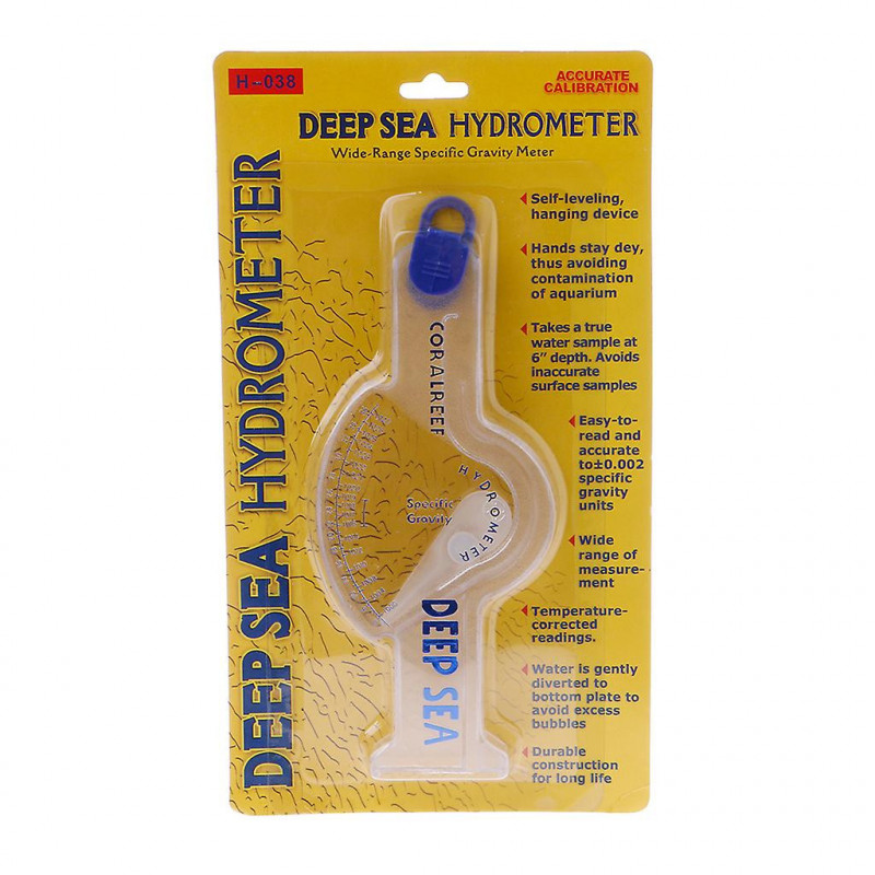 Testeur de salinité Densimètre de mer précis Aquarium Salinimètre marin pour poissons