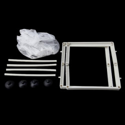 Fish Nursery for Aquarium Fry Breeding Net Hatchery Incubator with Suction Cup