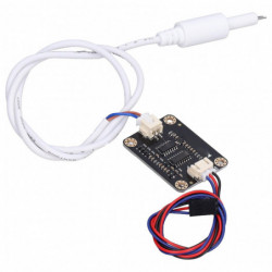 Water Conductivity Sensor PCB Water Monitoring Sensors Module with Waterproof Probe for Hydroponics