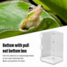 Reptile Terrarium Tank Acrylic Highly Transparent Habitat Tank For Leopard Gecko Snake Frog