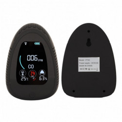 5 In 1 Indoor Air Quality Monitor Lcd Screen Environment Humidity Temperature Detector 5v