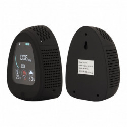 5 In 1 Indoor Air Quality Monitor Lcd Screen Environment Humidity Temperature Detector 5v