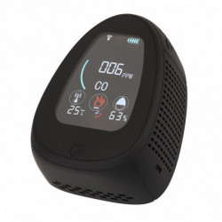 5 In 1 Indoor Air Quality Monitor Lcd Screen Environment Humidity Temperature Detector 5v