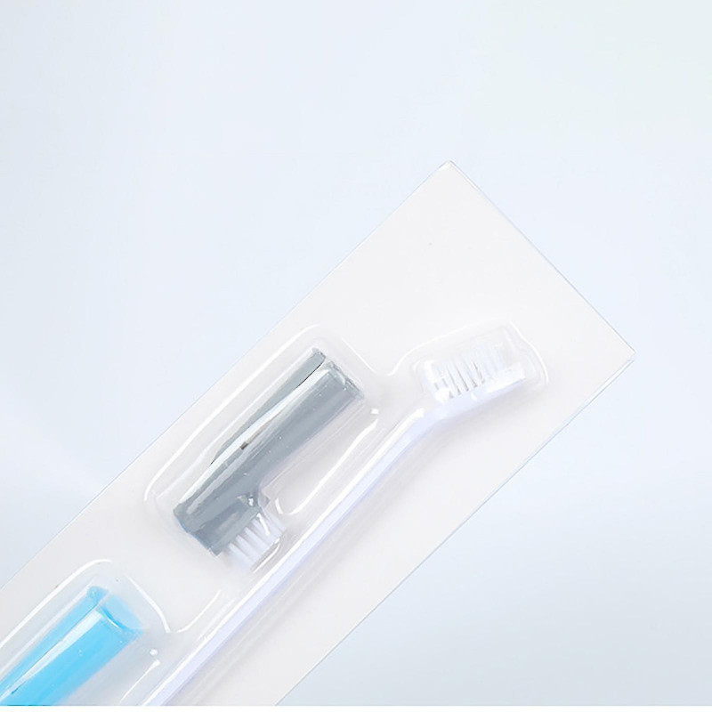 Pet Toothbrush Set Dog Toothbrush Double Head Three Piece Set Pet Finger Brush