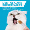 Pet Teeth Cleaning Gloves to Remove Tartar Disposable Toothbrush Gloves Oral Cleaning and Remove Bad Breath 50PC zd r
