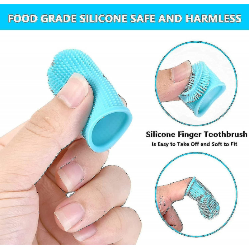 Dog Toothbrush, Safe Finger Toothbrush For Dogs Easy Teeth Cleaning, Washable Dog Tooth Brush, (2 Pack) Soft Pet [...]