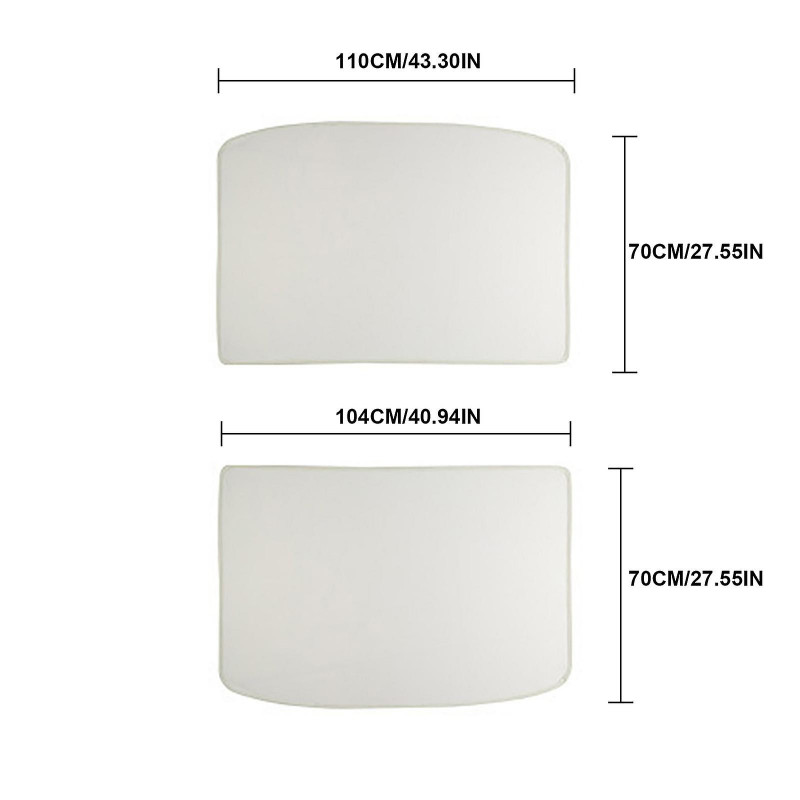 Toit de voiture segmenté Écran solaire dédié Pare-soleil Isolation thermique pour Tesla Model3 / y