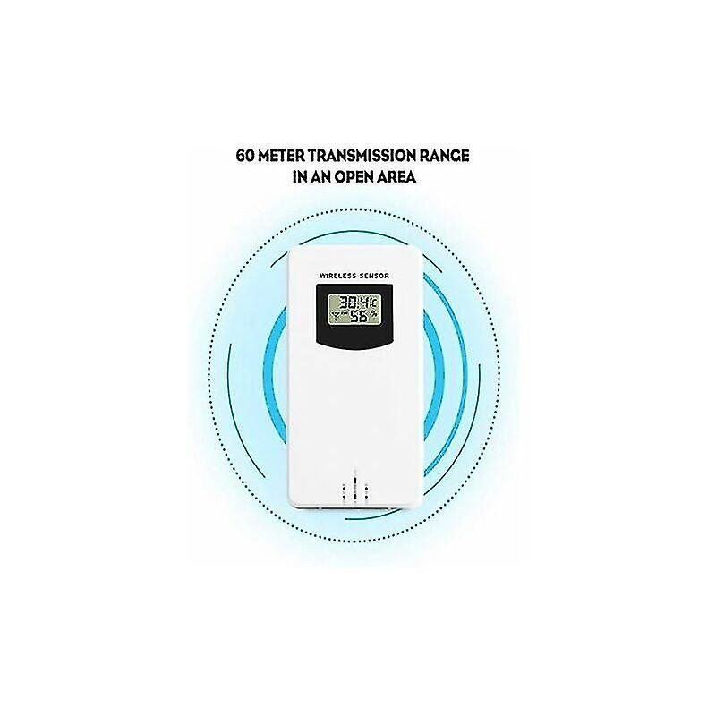 Weather Station Accessories, Wireless Sensor Probe Temperature Monitor Outdoor Replacement Sensor