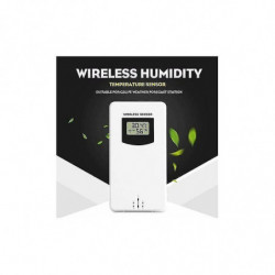 Weather Station Accessories, Wireless Sensor Probe Temperature Monitor Outdoor Replacement Sensor