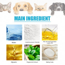 50pcs lingettes nettoyantes pour les dents pour chiens et chats, lingettes de soins dentaires pour chiens aide à [...]