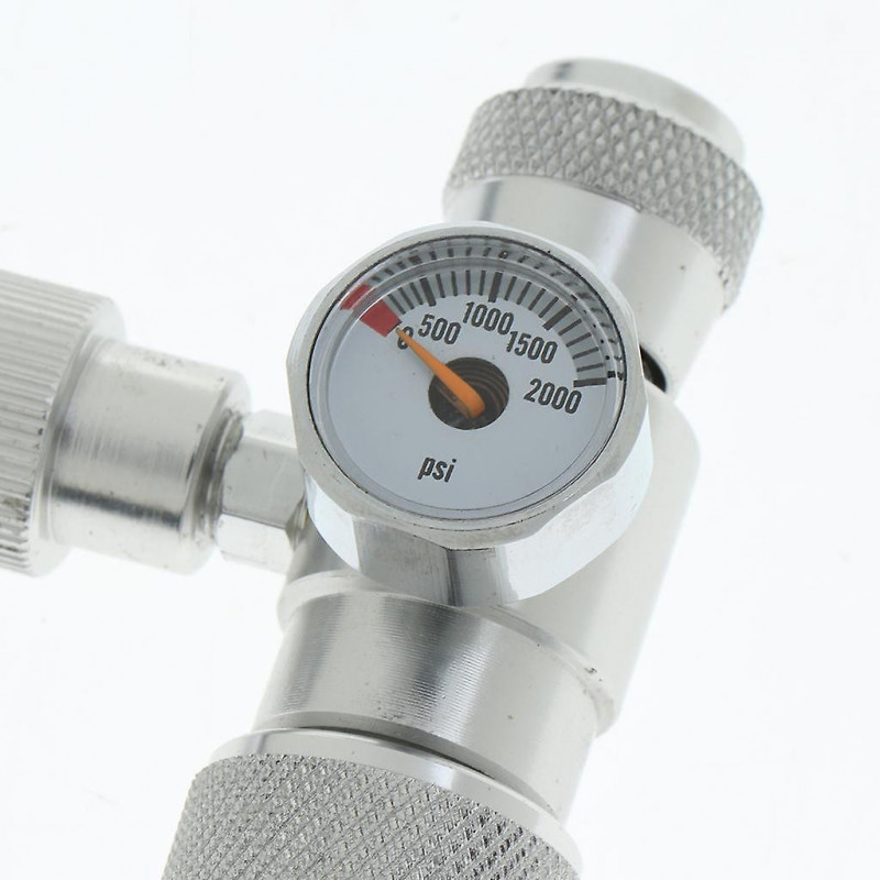 Aquarium Tank Co2 Regulator Emitter System Accurate Easy Adjust Flow Meter