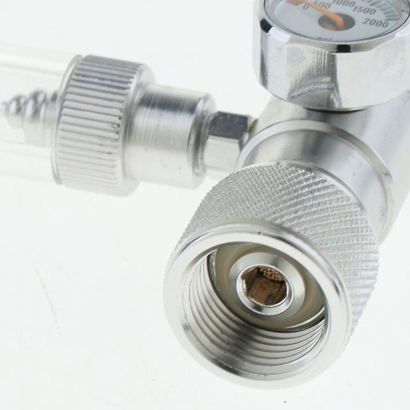 Aquarium Tank Co2 Regulator Emitter System Accurate Easy Adjust Flow Meter